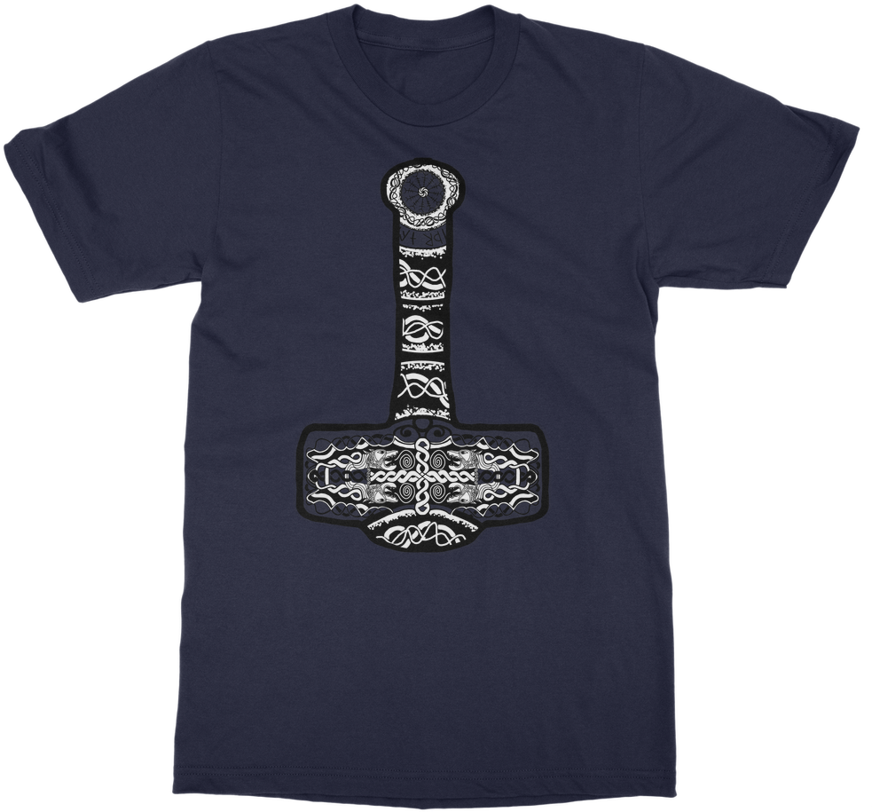 Thors Hammer ﻿classic Adult T-shirt - Mega Drive T Shirt (1024x1024), Png Download