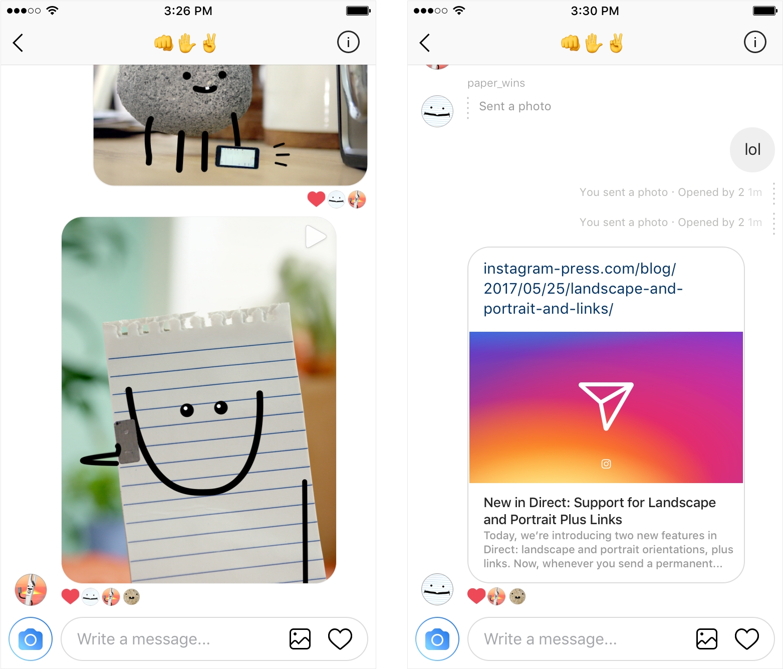 Since Introducing The New Instagram Direct In April, - Instagram Direct Link (1687x1458), Png Download
