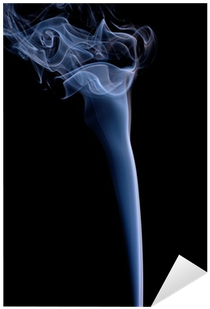 Smoke Or Steam Rising Against A Black Background Sticker - Smoke (400x400), Png Download