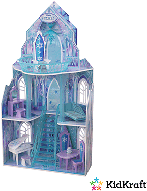 Das Disney® Ice Castle Puppenhaus Von Kidkraft Ist - Kidkraft Frozen Dollhouse (307x400), Png Download