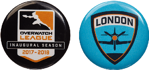 Overwatch League Button Set - Overwatch League Logo Tote Bag (525x525), Png Download
