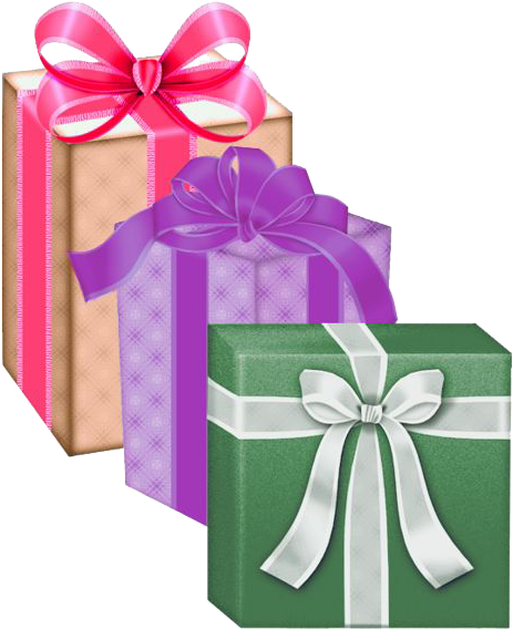 Gifts Free Png Image - Birthday Gift Png Hd (488x600), Png Download