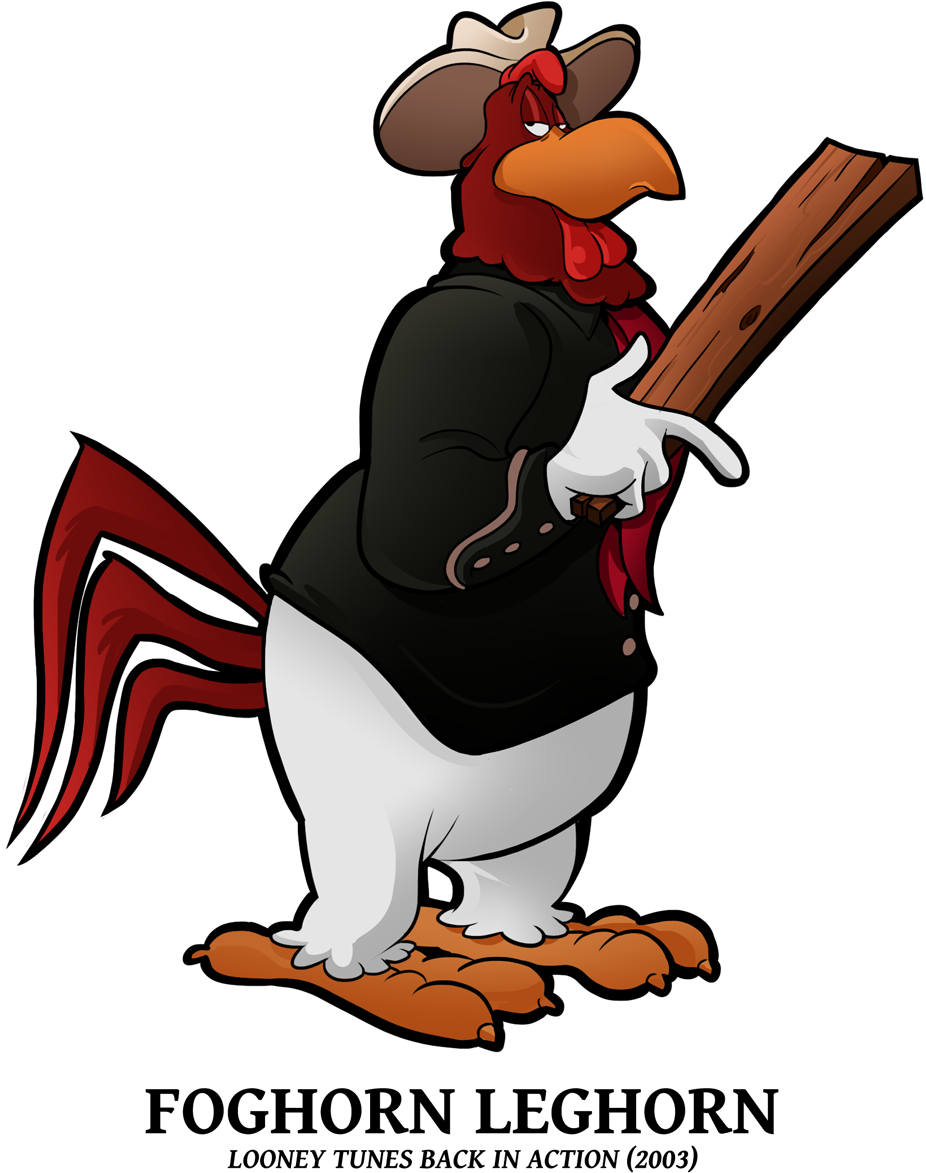 25 Looney Of Christmas - Foghorn Leghorn (932x1200), Png Download