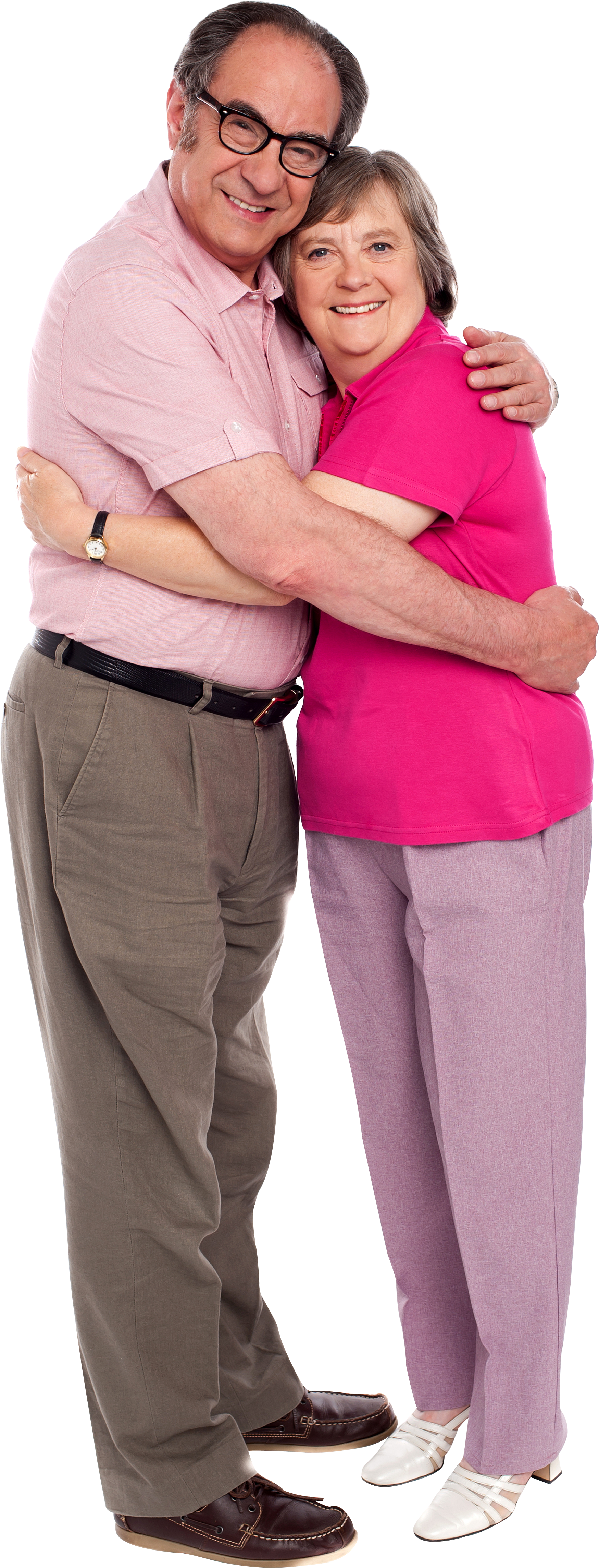 Old Couple Png (3200x5113), Png Download