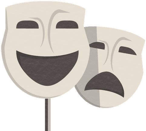 Vector Download Actor Clipart Stage Spotlight - Cartoon Performing Arts (800x533), Png Download