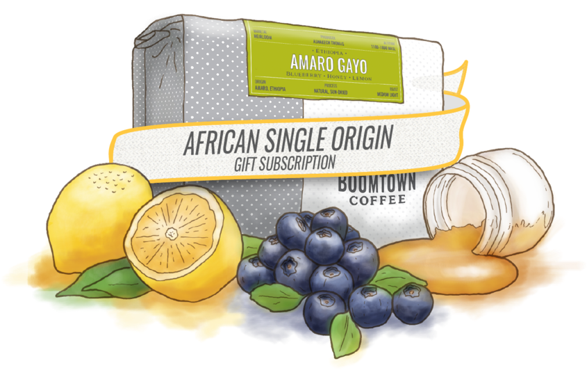 African Single Origin Gift Subscription (1000x563), Png Download