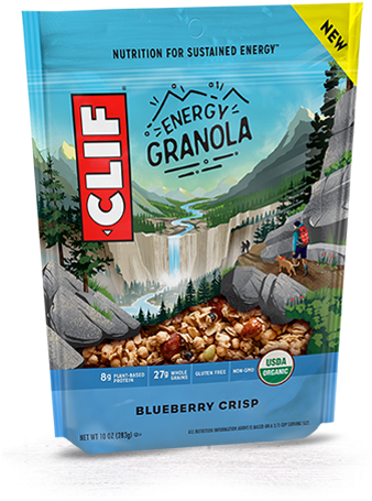 Blueberry Crisp Packaging - Clif Energy Granola (625x510), Png Download