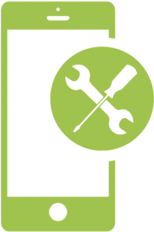 Iphone 6s Repair - Mobile Repair Icon Png (450x450), Png Download
