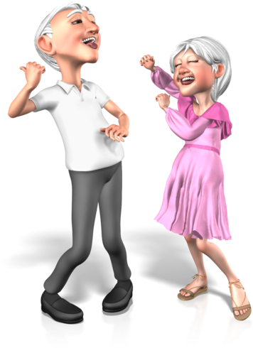 Scootmobiel Grappig (375x500), Png Download