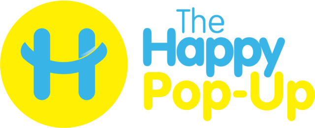 Happy Pop Up Logo - Happy Logo (640x261), Png Download