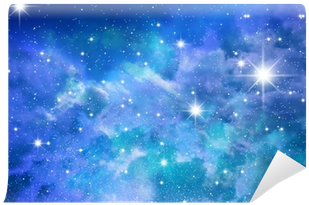 Space Tapestry Decor By Ambesonne, Bright Star Clusters (400x400), Png Download
