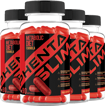 Four Bottles Phentaslim - Phentaslim (360x360), Png Download