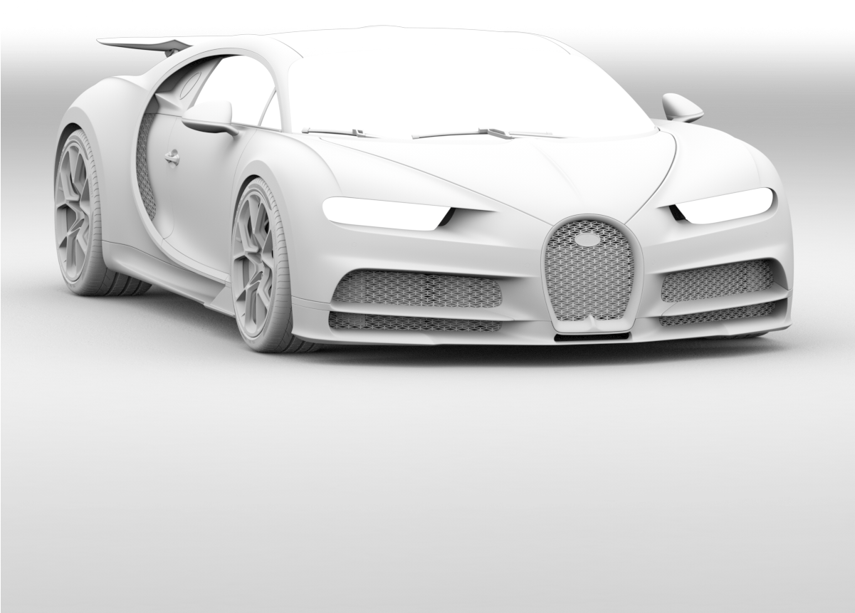 Bugatti Chiron Practice Render - Supercar (1200x1500), Png Download