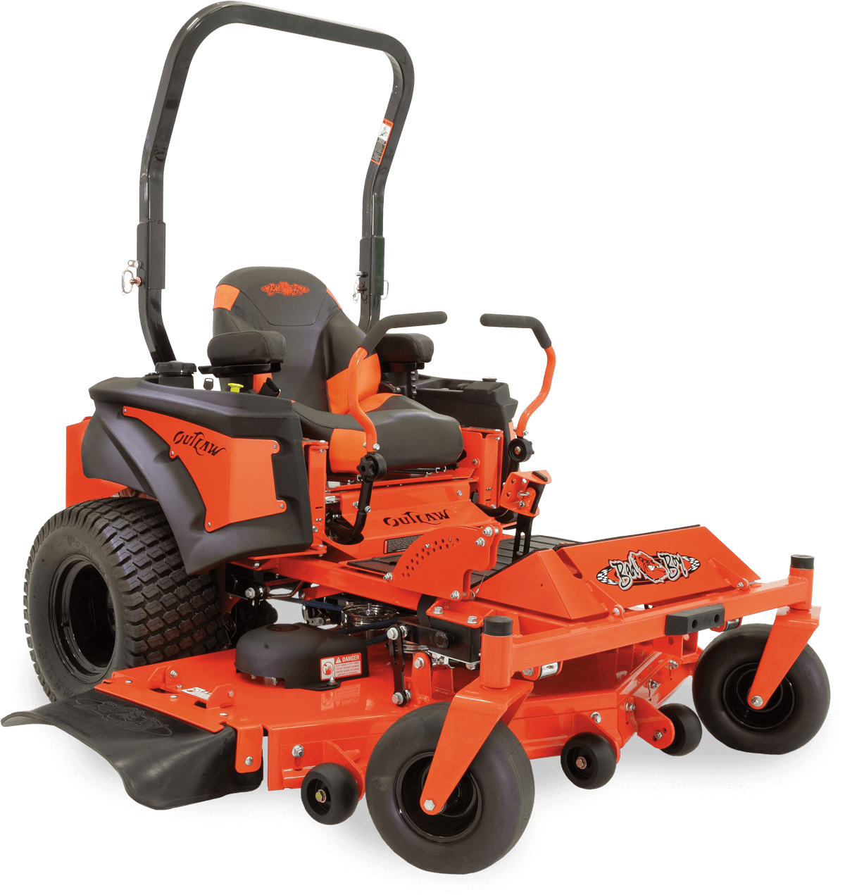 Commercial Lawn Mowers - Bad Boy Outlaw Xp 54 (1200x1271), Png Download