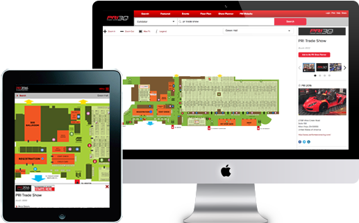 Pri Interactive Floorplan Sponsorship Opportunities - Performance Racing Industry Inc. (529x328), Png Download