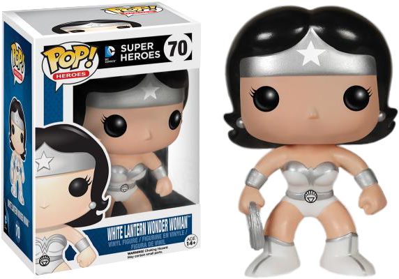 White Lantern Wonder Woman - White Lantern Wonder Woman Pop (600x429), Png Download