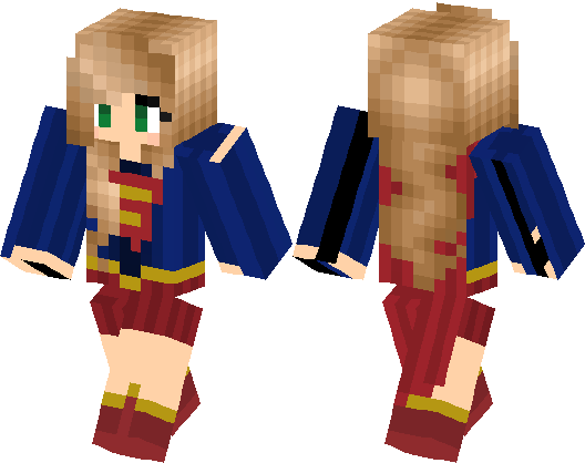 Minecraft Skin Woman (528x418), Png Download