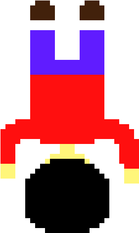 Billy Laying Down - Annoying Orange 8 Bit (280x480), Png Download