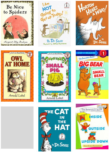 Early Readers - Dr Seuss Books (436x549), Png Download