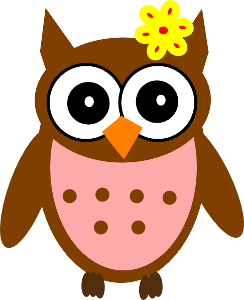 Baby Owl Cartoon (486x597), Png Download