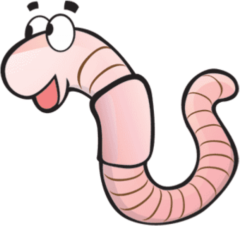 1lb Red Wiggler Worms - Worm Clipart Transparent (480x480), Png Download