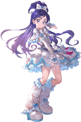 Cure White A - Granblue Fantasy Pretty Cure Test (480x400), Png Download