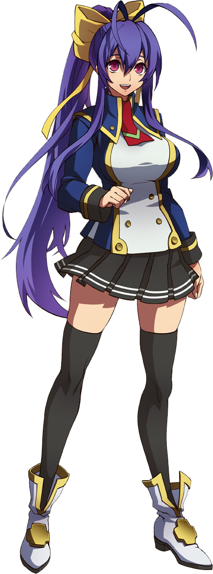 Mai Natsume Blazblue Story Mode Art - Mai Natsume (428x1151), Png Download