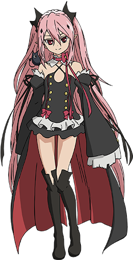Krul Has The Appearance Of A Preteen Girl, And Is Considered - Owari No Seraph Krul Tepes (348x530), Png Download