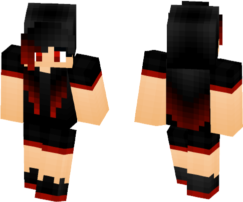 Female Minecraft Skins - Minecraft Skin Girl Bunny (584x497), Png Download