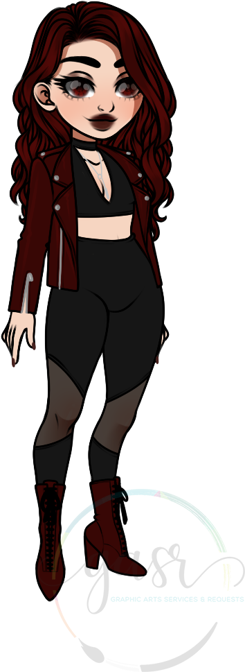 Vampire Adopt - Painting (455x1069), Png Download