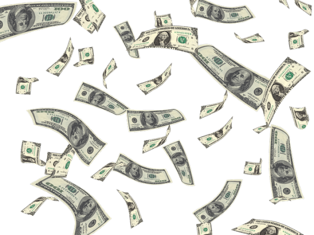 Money Png Transparent Images - 100 Dollar Bill (640x480), Png Download
