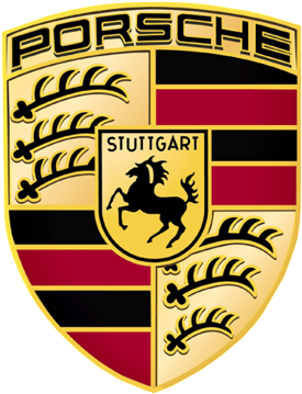 Porsche Logo Png Transparent Image - Porsche Logo Png (1024x393), Png Download