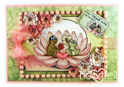 Heartfelt Creations Cling Rubber Stamp Set 5"x6.5"-flirting (400x400), Png Download