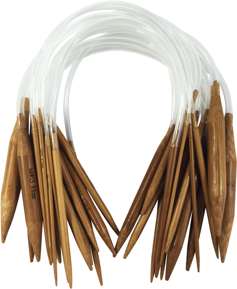 Stitchberry 12" Circular Carbonized Bamboo Knitting - 12 Inch Circular Knitting Needle Set (1008x1008), Png Download
