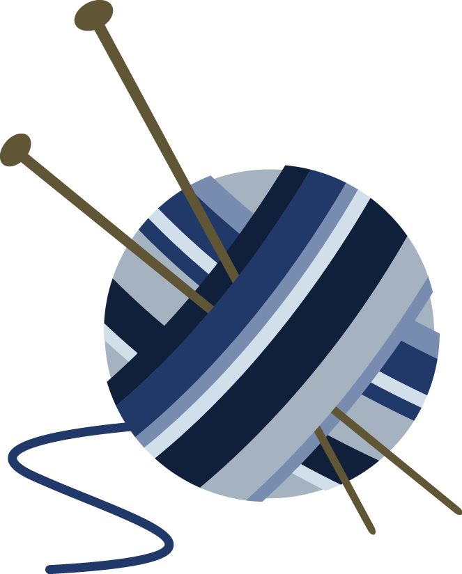 Knitting Yarn Png - Dibujo De Lana Y Agujas (663x825), Png Download