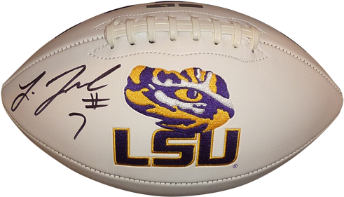 Leonard Fournette Autographed Lsu Louisiana State Tigers - Lsu Tigers Football Schedule 2018 (500x500), Png Download