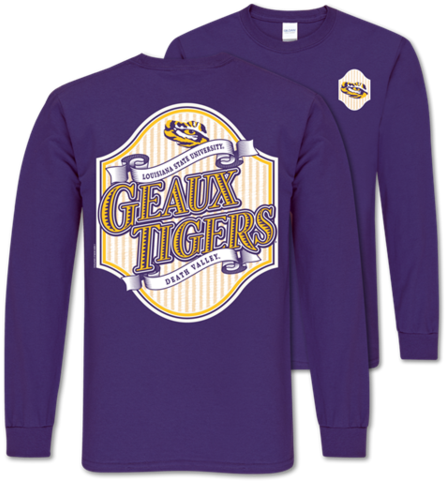 Southern Couture Classic Louisiana Lsu Tigers Seersucker - Louisiana State University (480x480), Png Download