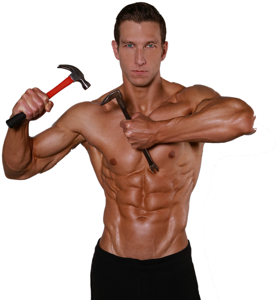 Men's Health Fitness Model Reveals His Secret System - Rectus Abdominis Muscle (600x618), Png Download