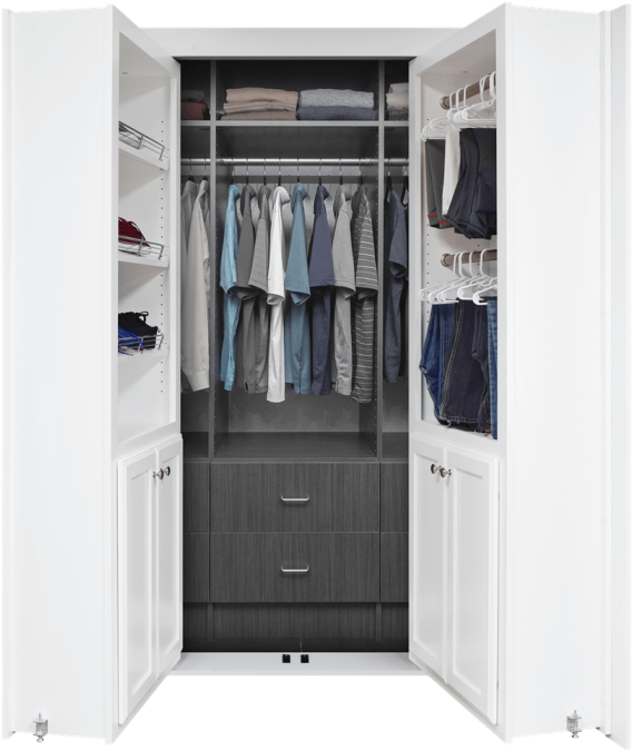 French Style Closet Door - Murphy Door For Closet (700x700), Png Download