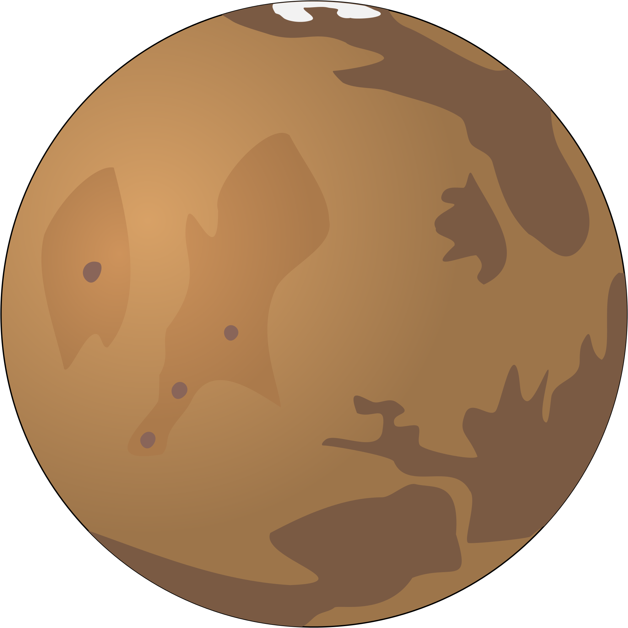 Mars Vector Png (2000x2000), Png Download