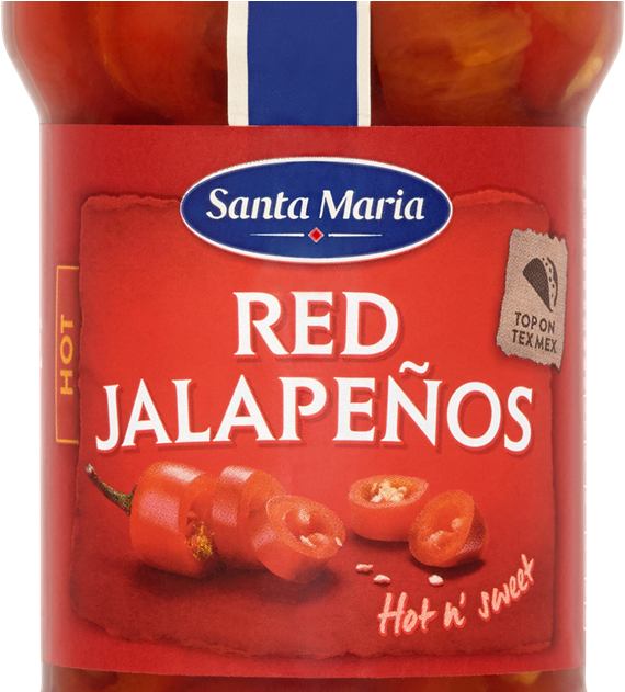 Santa Maria Mexican Red Jalapenos Hot (1200x630), Png Download