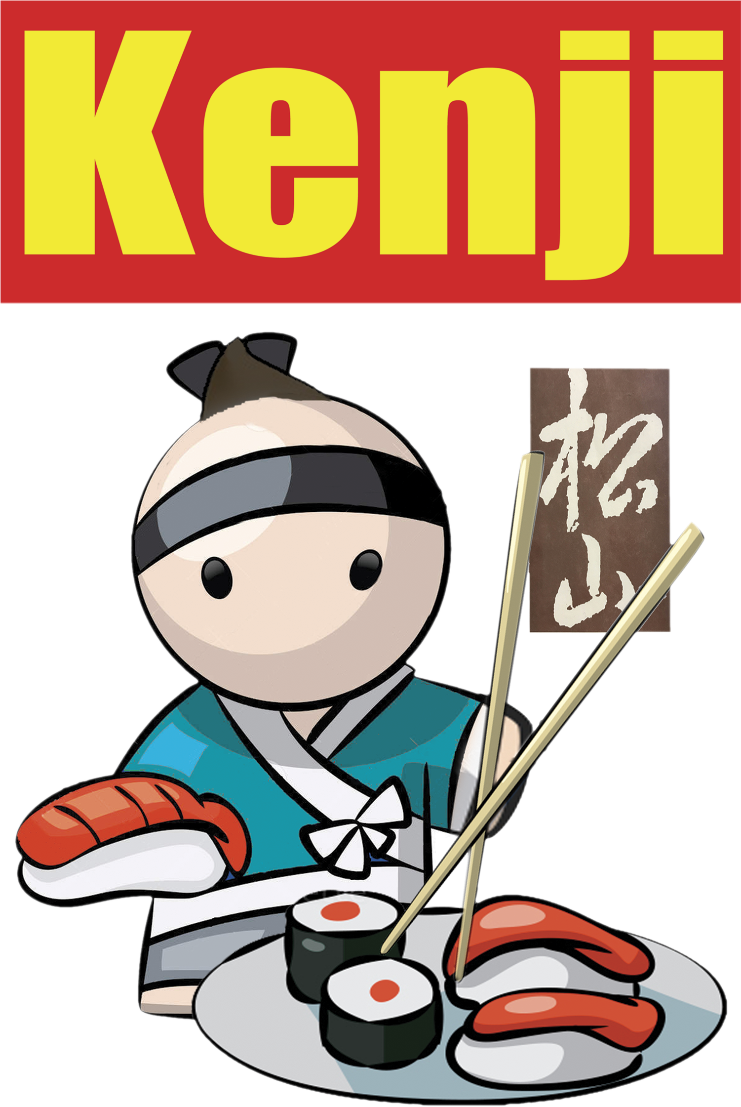 Transparent Logo Logo - Sushi Chef Cartoon (1500x2250), Png Download