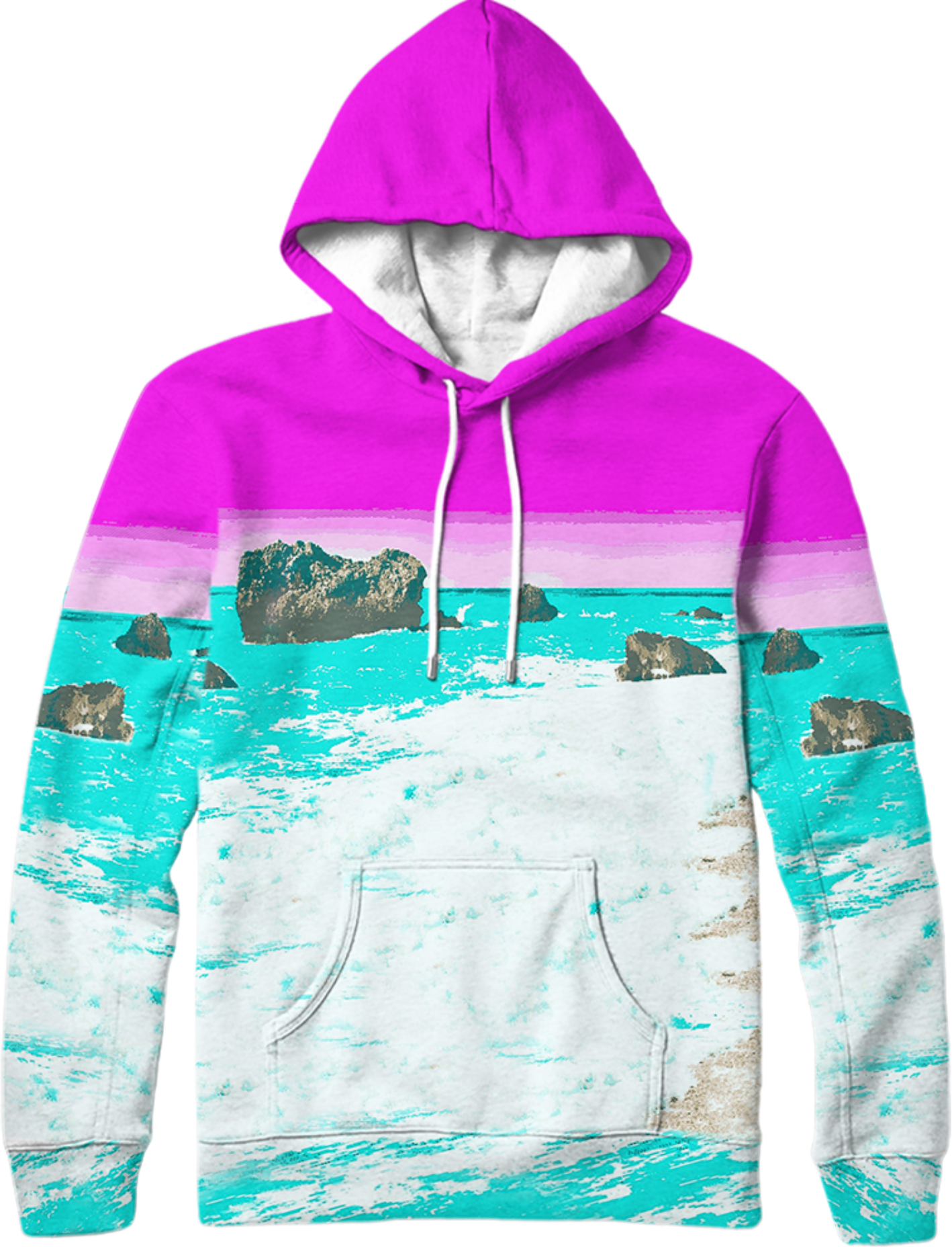 /fa/ - Fashion - Vaporwave Aesthetic Hoodies (1418x1856), Png Download