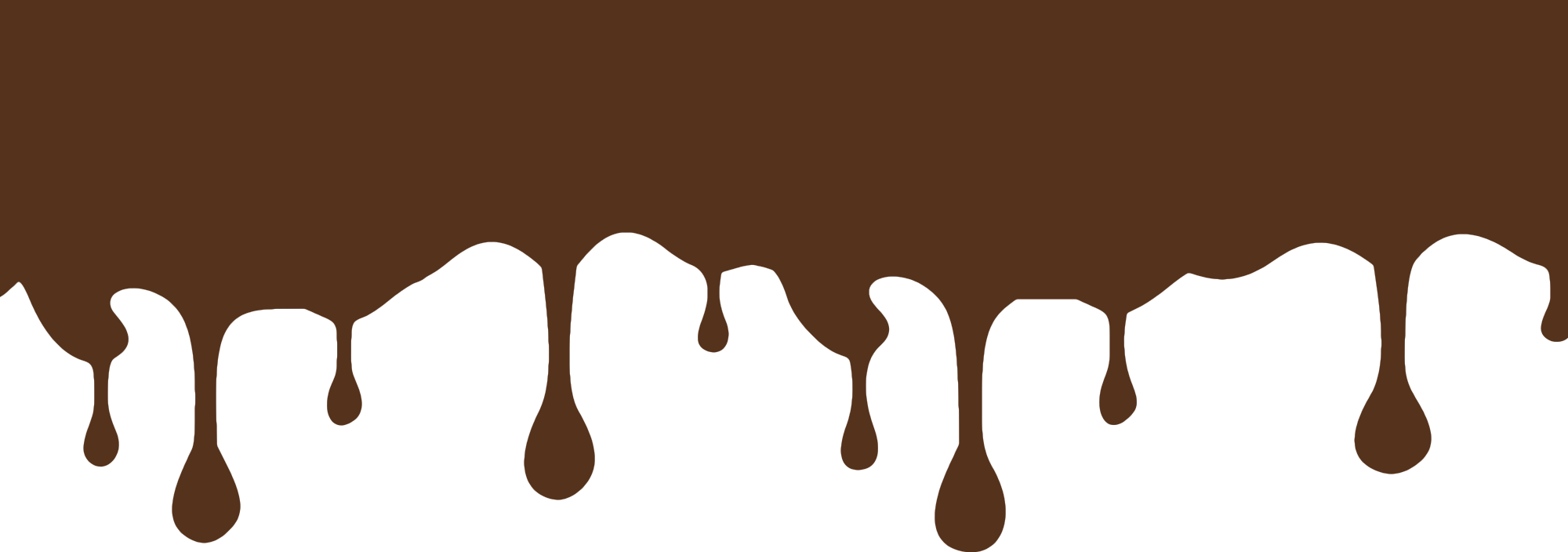 Chargement - - Coulure De Chocolat Png (2000x704), Png Download