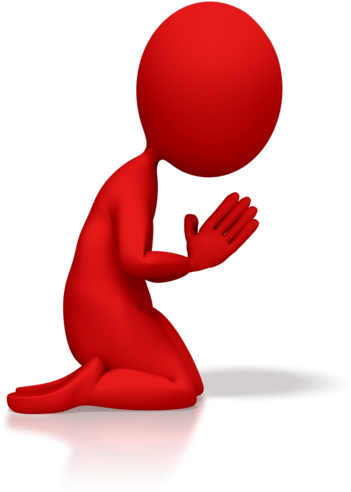 Figure Praying - De Supplication (500x500), Png Download