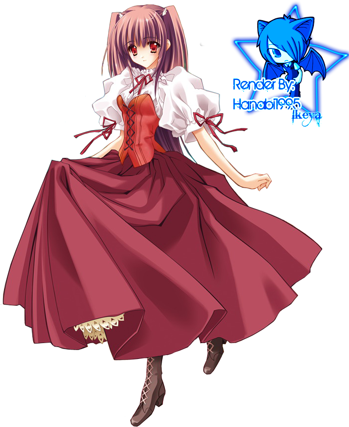 Anime Girl Dress Render (716x900), Png Download