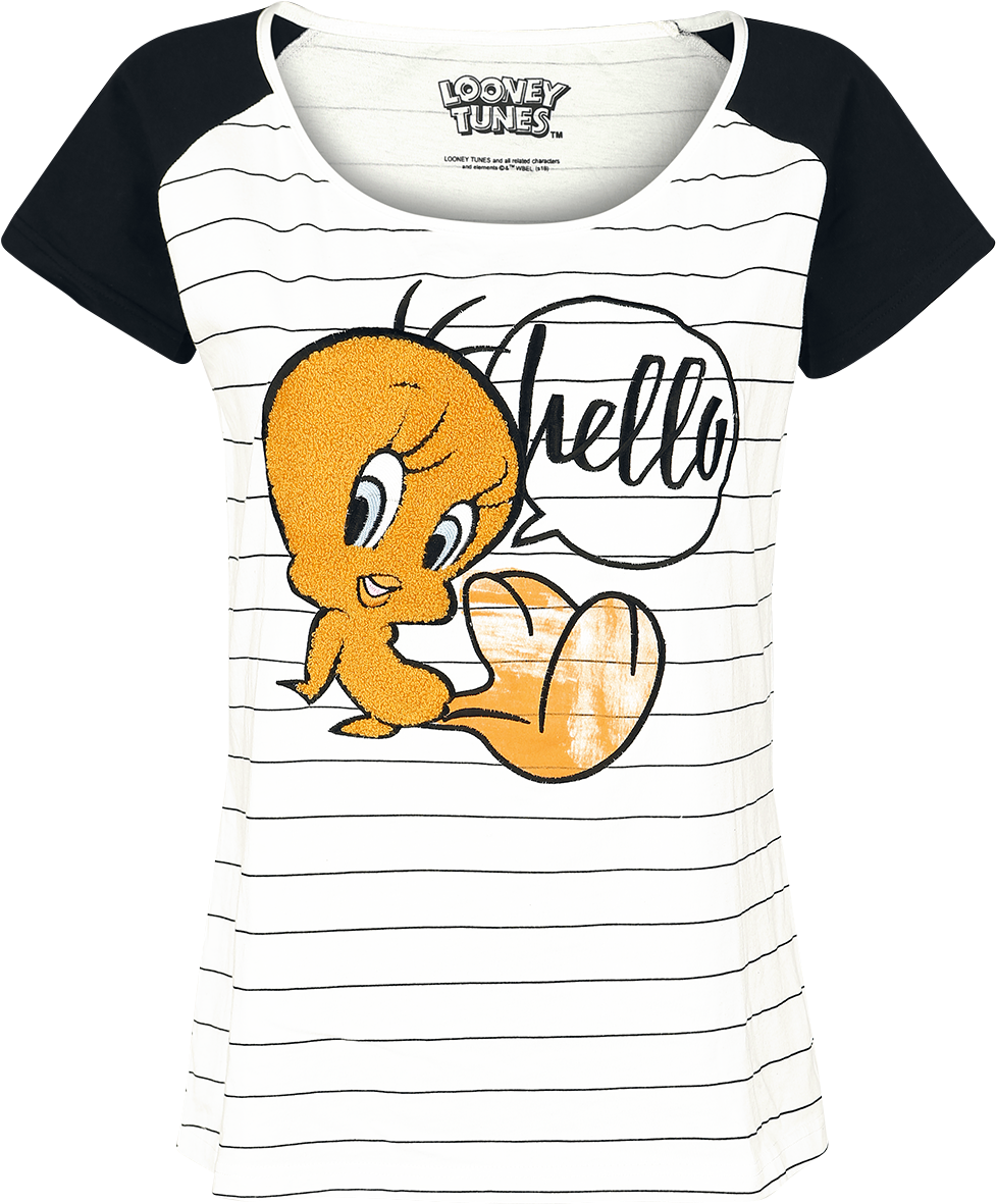 Looney Tunes - Tweety - Girls Shirt - White - T-shirt (1000x1200), Png Download