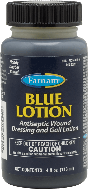 4 Oz - Farnam Blue Lotion Antiseptic Wound Dressing & (1200x1017), Png Download