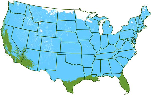 Growing Zones 9-11 Outdoors - Chamberlain South Dakota On Us Map (600x396), Png Download