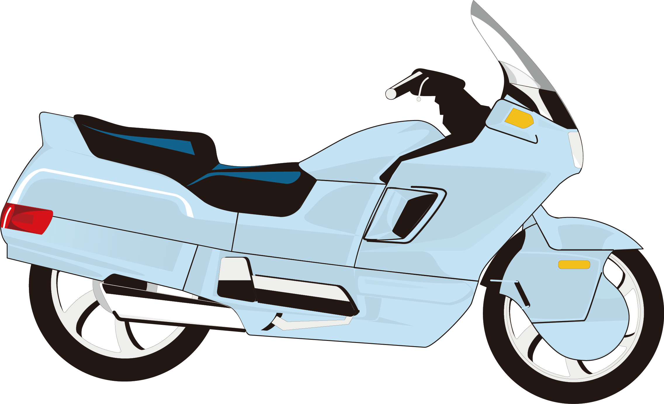 Car Motorcycle Helmet Harley Davidson - Free Vector Motorcycle (2273x1383), Png Download